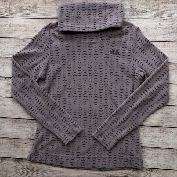 THE NORTH FACE NOVELTY GLACIER PULLOVER || Rabbit Grey Arrows Jacquard | Small - Picture 2 of 4